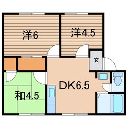 原ノ町駅 徒歩17分 2階の物件間取画像